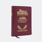 Bíblia Sagrada Letra Jumbo – Edição Premium com Harpa e Corinhos