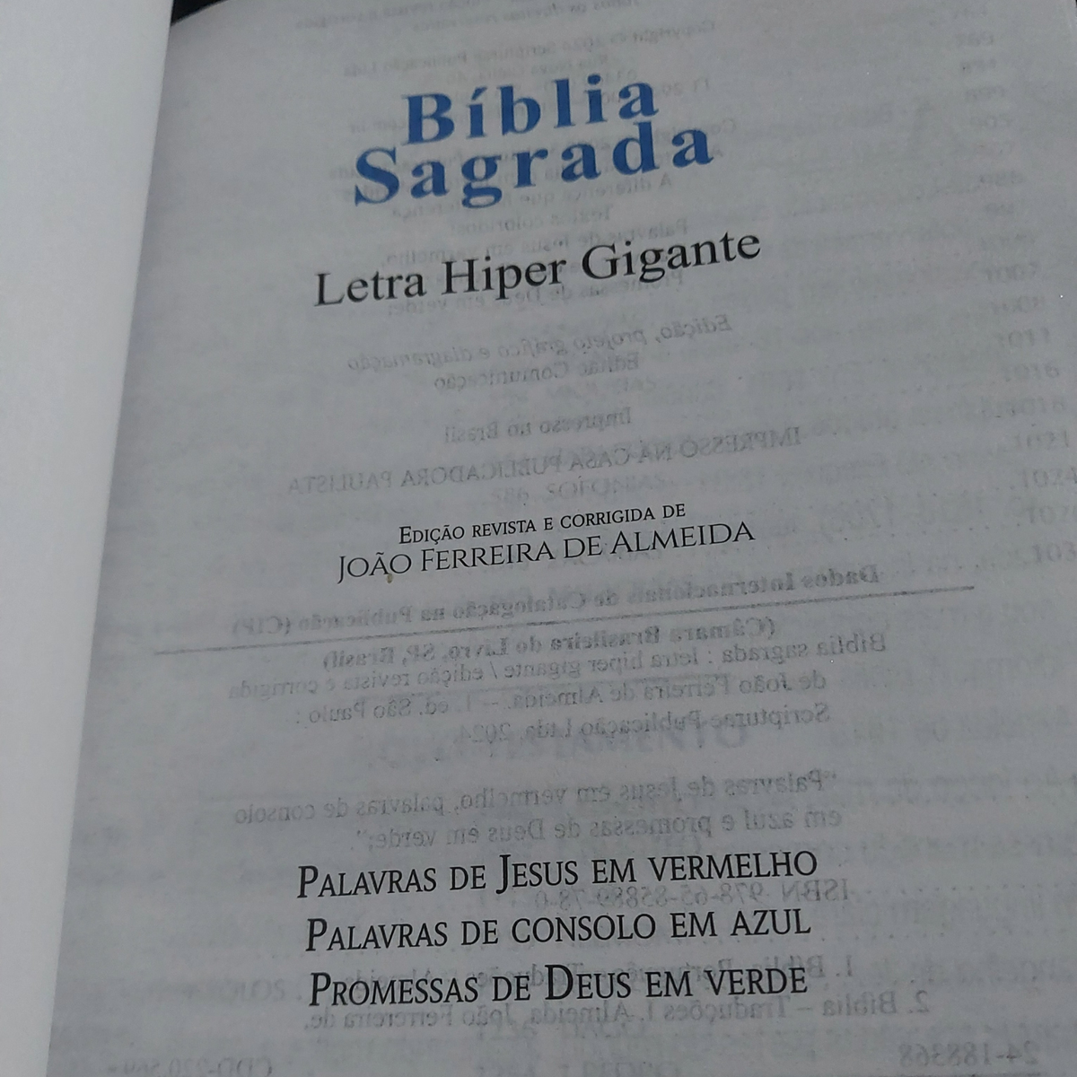 Bíblia Letra Hiper Gigante | Harpa Avivada e Corinhos